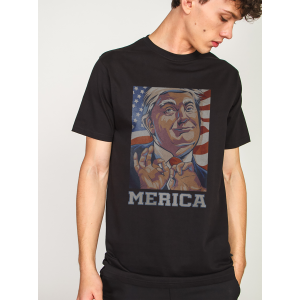 Tricou Donald John Trump Merica